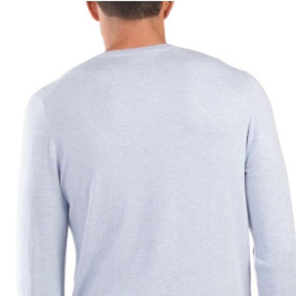 NAADAM XL Cement Gray Fine Knit Crewneck Pullover Sweater - Picture 4 of 4